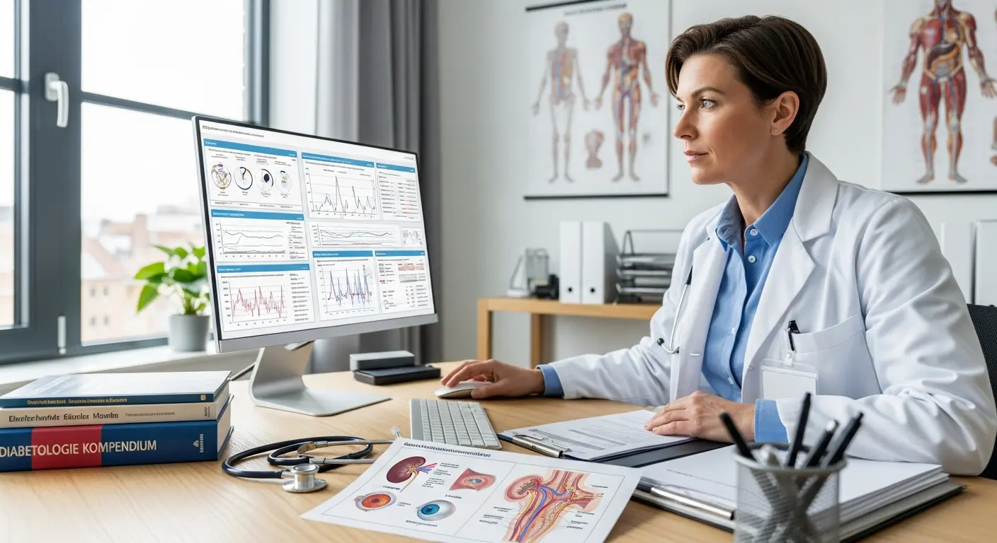 Welche Begleiterkrankungen treten häufig bei langjährigem Diabetes auf?